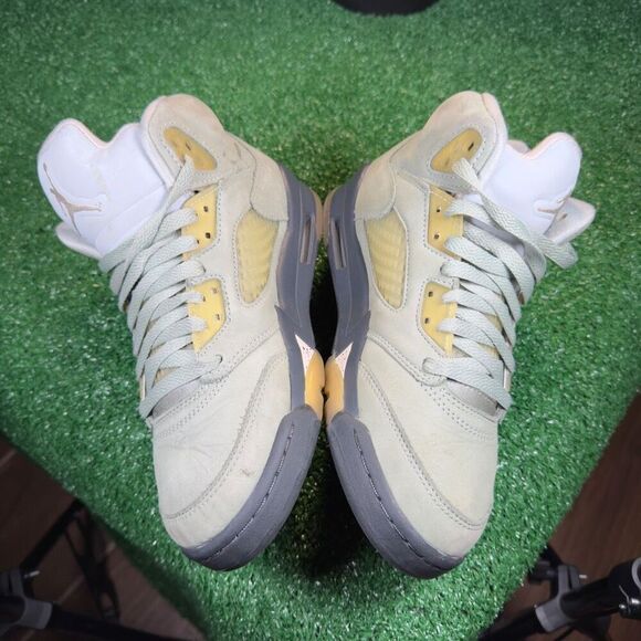 AIR JORDAN 5 JADE - Kids Basketball Shoes - SIZE 6Y - Picture 6 of 9